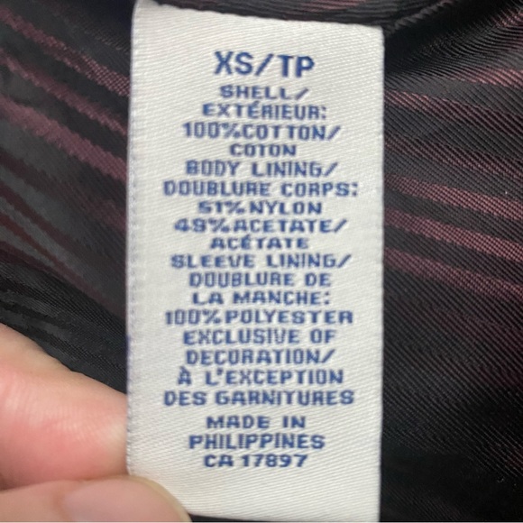 Old Navy Black Velvet Blazer With Sparkly Buttons Size XS - Picture 5 of 8